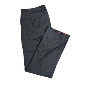 Nike Golf Dri-Fit Pants Mens 34x32 Gray Performance Stretch Trousers